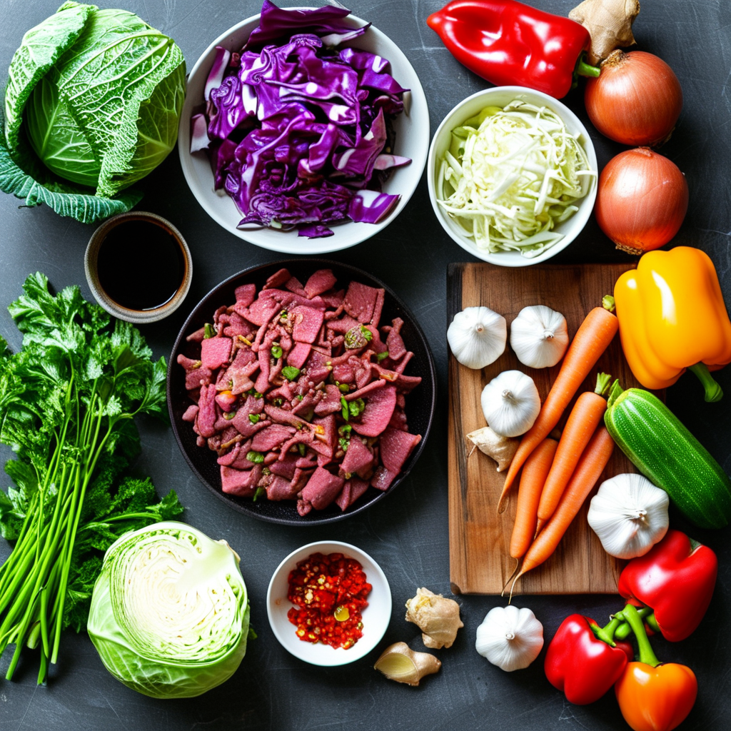 Beef and Cabbage: A Nutritious Meal Option 1 Ingredients Overview