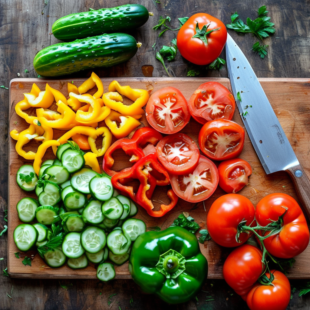 Chickpea Salad Recipe: A Nutritious and Versatile Dish 2 Chopped Vegetables