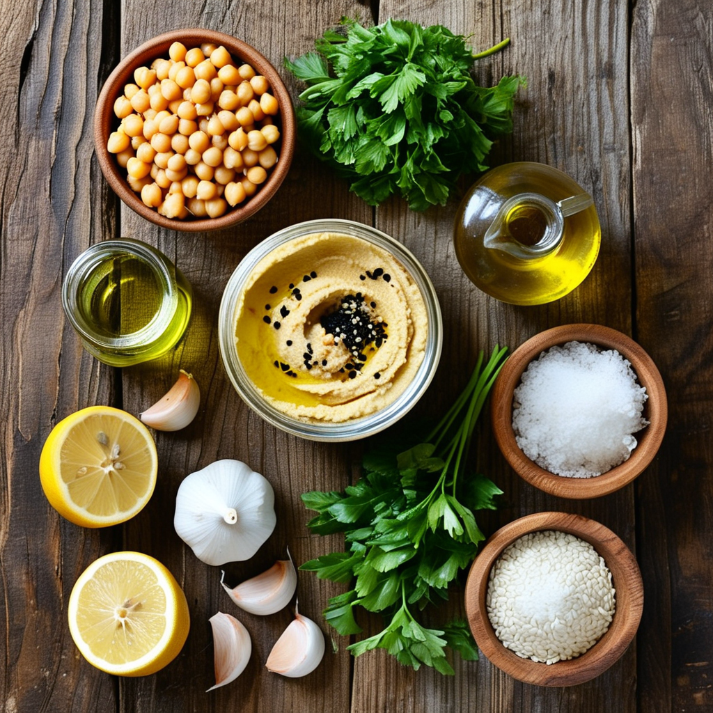 Easy Hummus Recipe - A Simple and Delicious Guide 2 Fresh ingredients needed for hummus