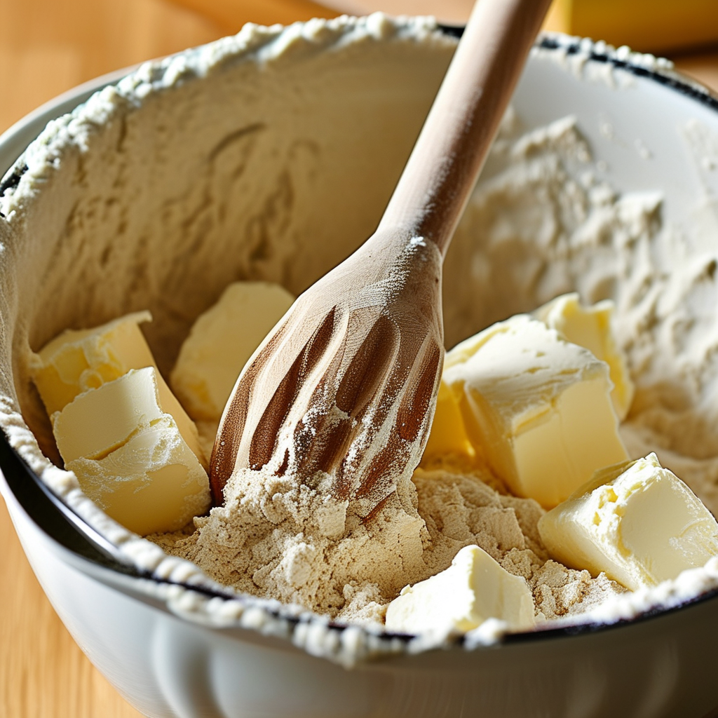 Easy Pie Crust Recipe by Hand Without Shortening 2 Mixing the Dough