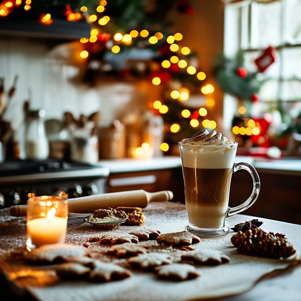 Gingerbread Latte Cookies Recipe 1 Cozy Baking Atmosphere