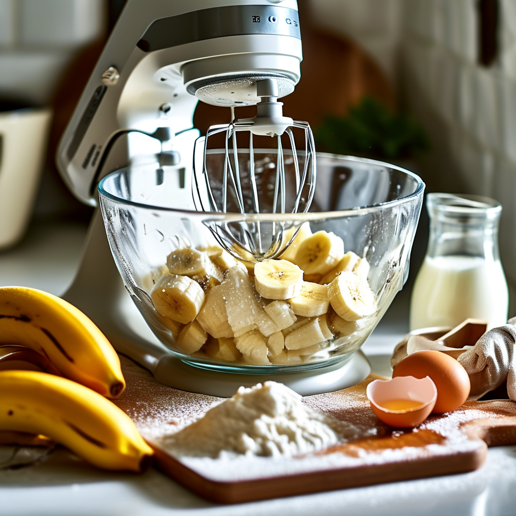 Hawaiian Banana Bread: A Tropical Delight 3 Mixing Wet Ingredients
