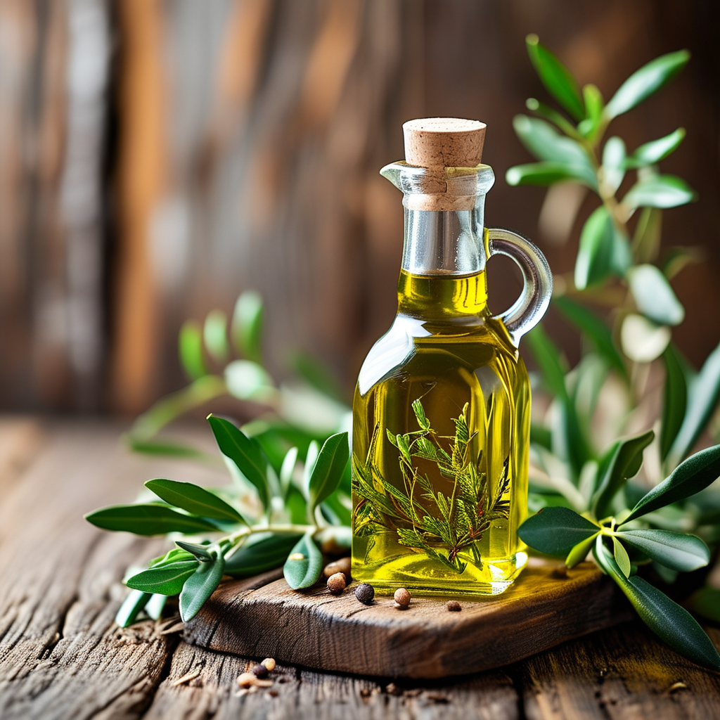 Delicious Olive Oil Recipes: Enhance Your Cooking 1 Extra virgin olive oil with fresh herbs