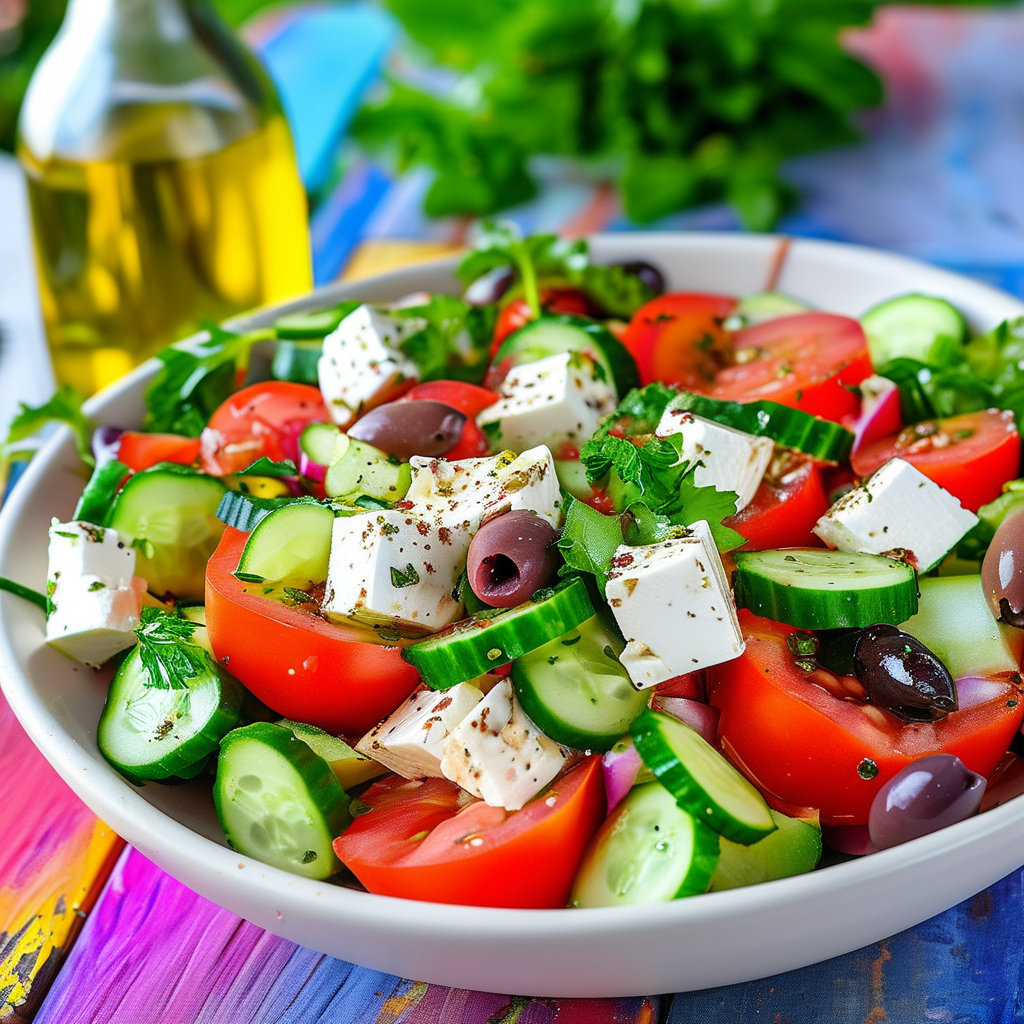 Delicious Olive Oil Recipes: Enhance Your Cooking 4 Greek salad with olives