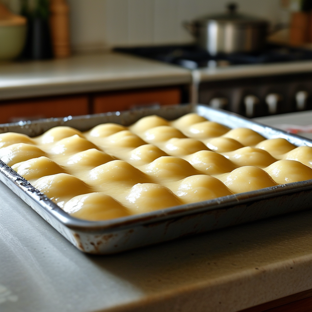 Ooey Gooey Bars: The Ultimate Dessert Treat 3 Batter in Baking Pan