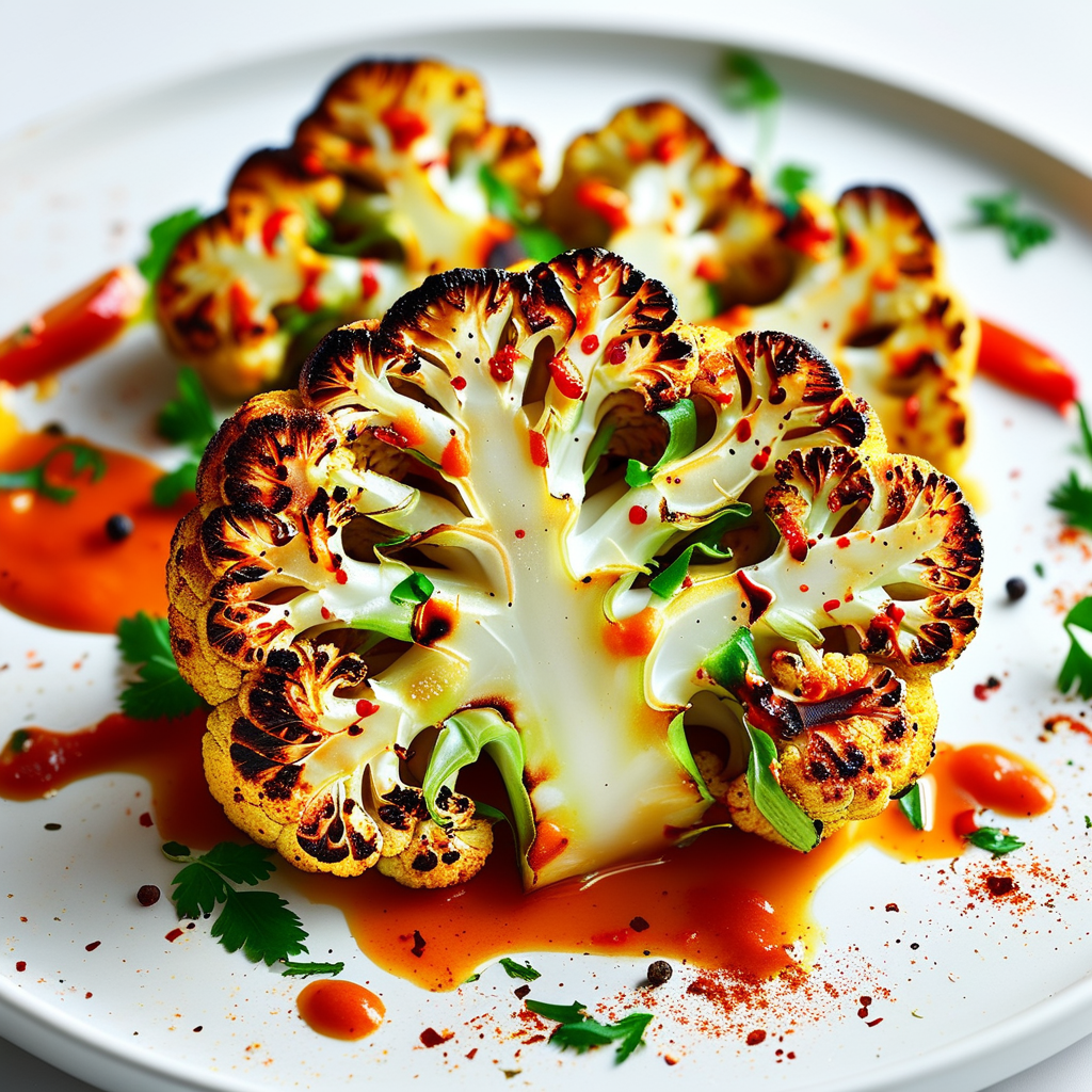 Paprika Recipes: Flavorful Dishes to Elevate Your Cooking 4 A vibrant display of Paprika Roasted Cauliflower