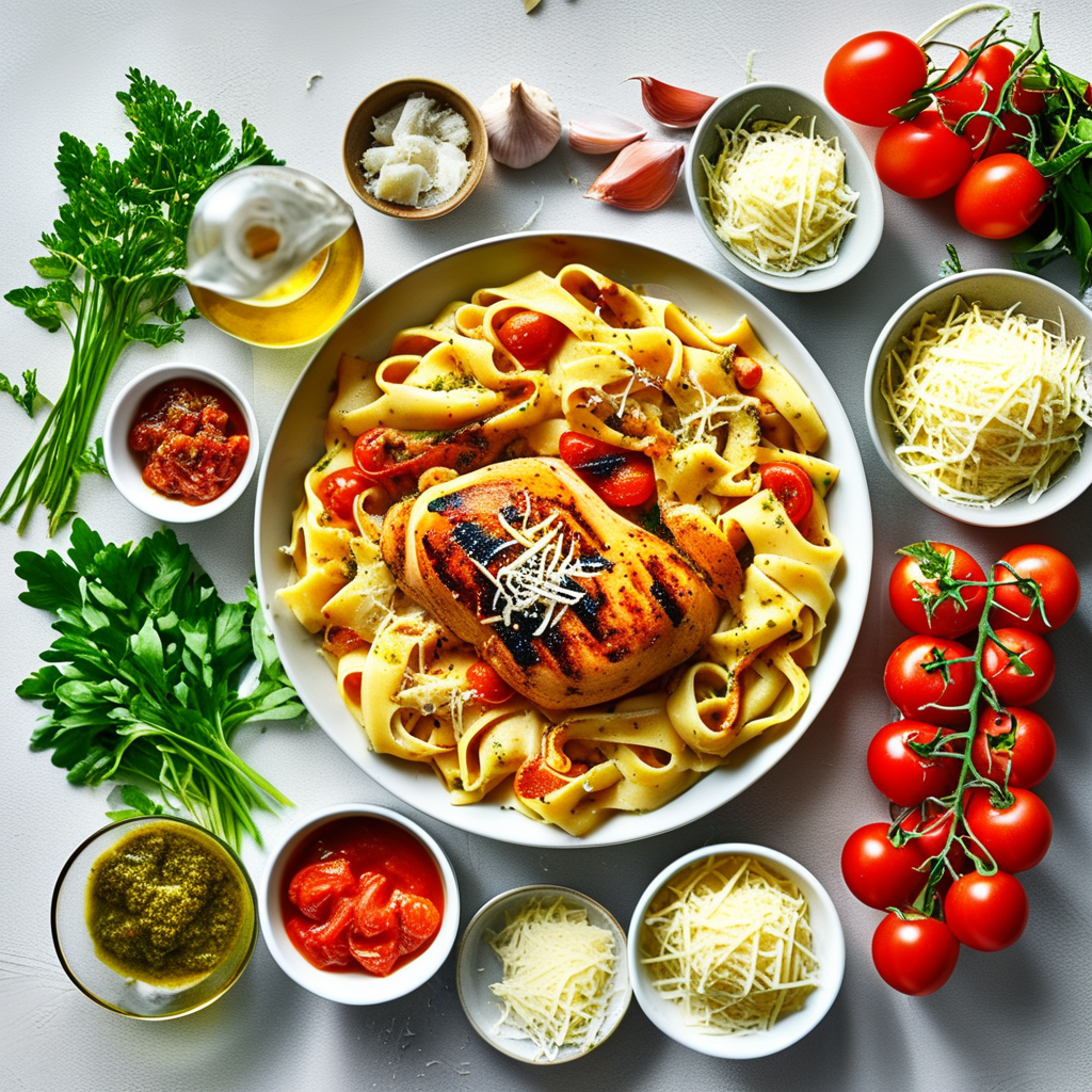 Rotisserie Chicken Pasta: Quick and Delicious Recipes 1 Rotisserie Chicken and Pasta Ingredients