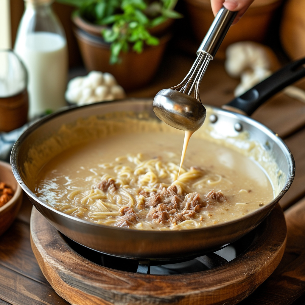 Sawmill Gravy Recipe Without Sausage 3 Step-by-step cooking process for this Sawmill Gravy Recipe Without Sausage