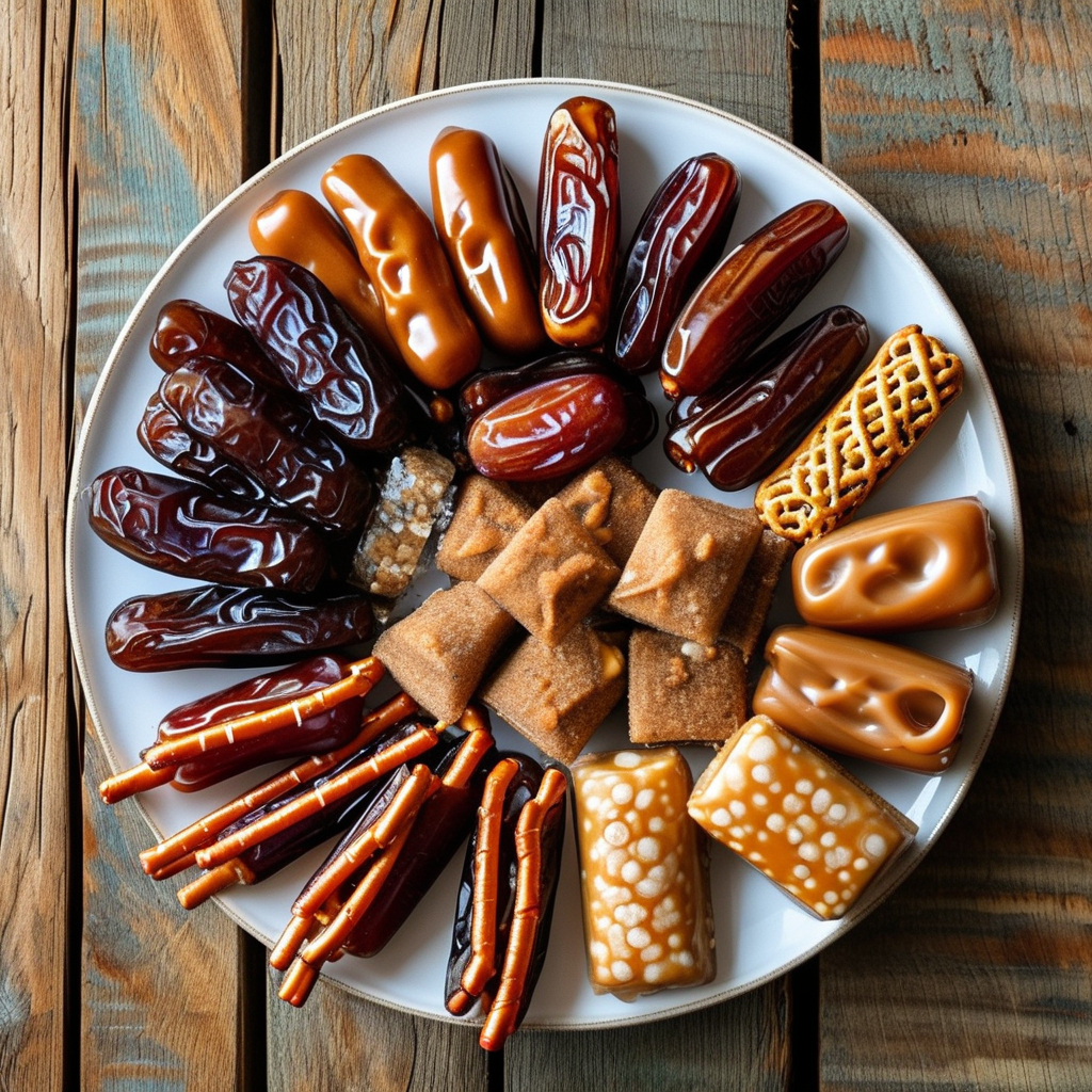 What Food is Both Sweet and Salty 1 A beautifully arranged platter showcasing a variety of sweet and salty foods