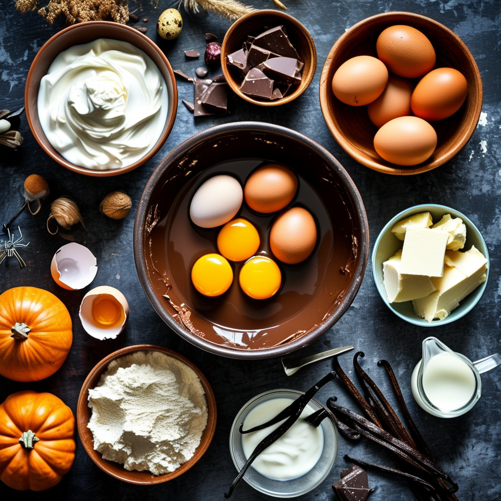 Chocolate Cake Recipe From Scratch Easy Halloween 3 Mixing wet ingredients for chocolate cake