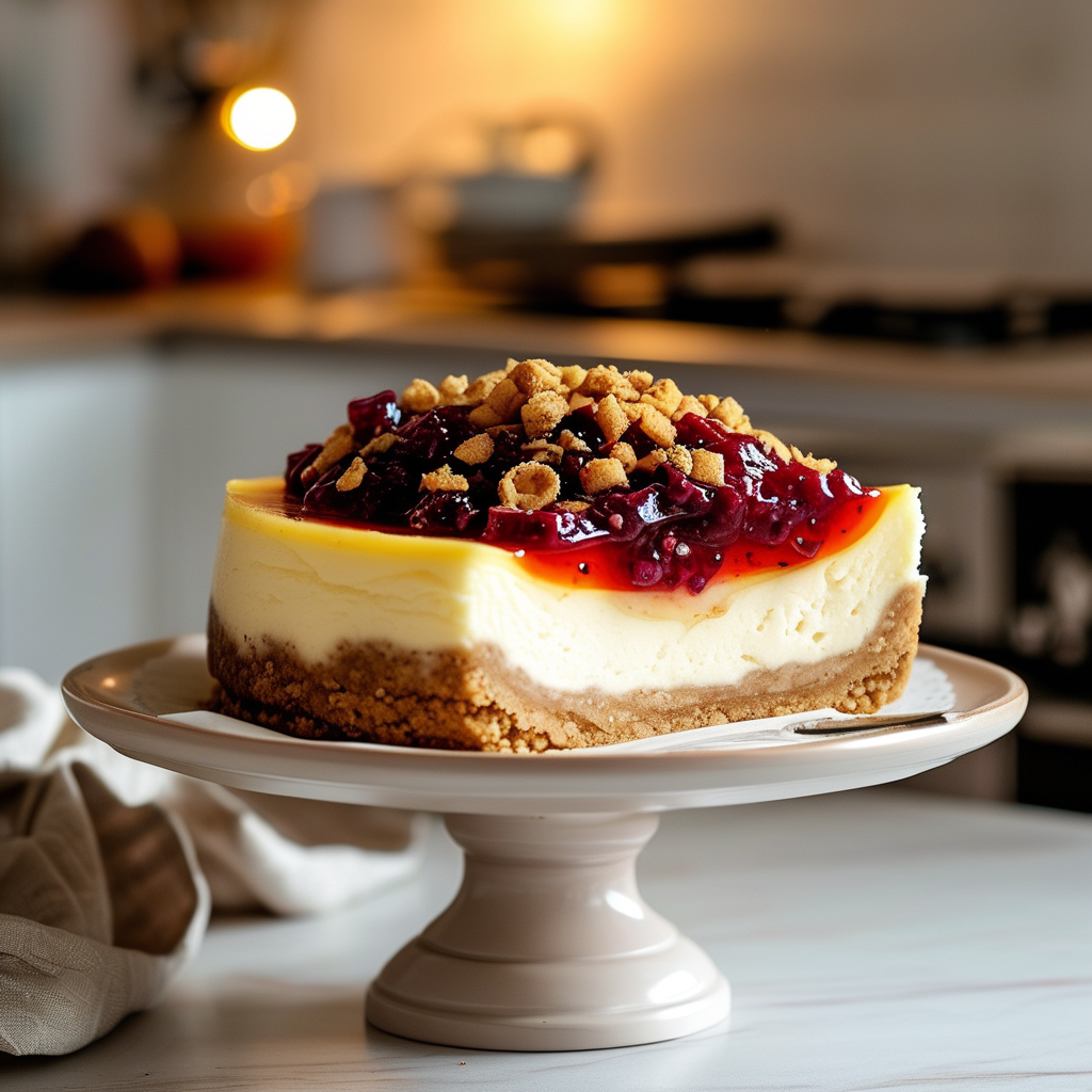 Condensed Milk Dessert: The Ultimate Guide 4 No-Bake Cheesecake with Condensed Milk Slices on a Cake Stand