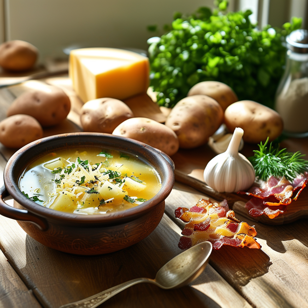 Crack Potato Soup: A Comfort Food Classic 1 Ingredients Layout
