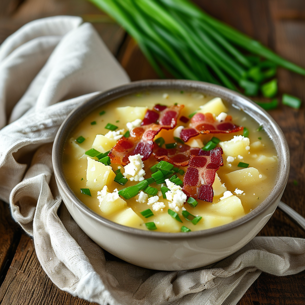 Crack Potato Soup: A Comfort Food Classic 4 Toppings and Garnish