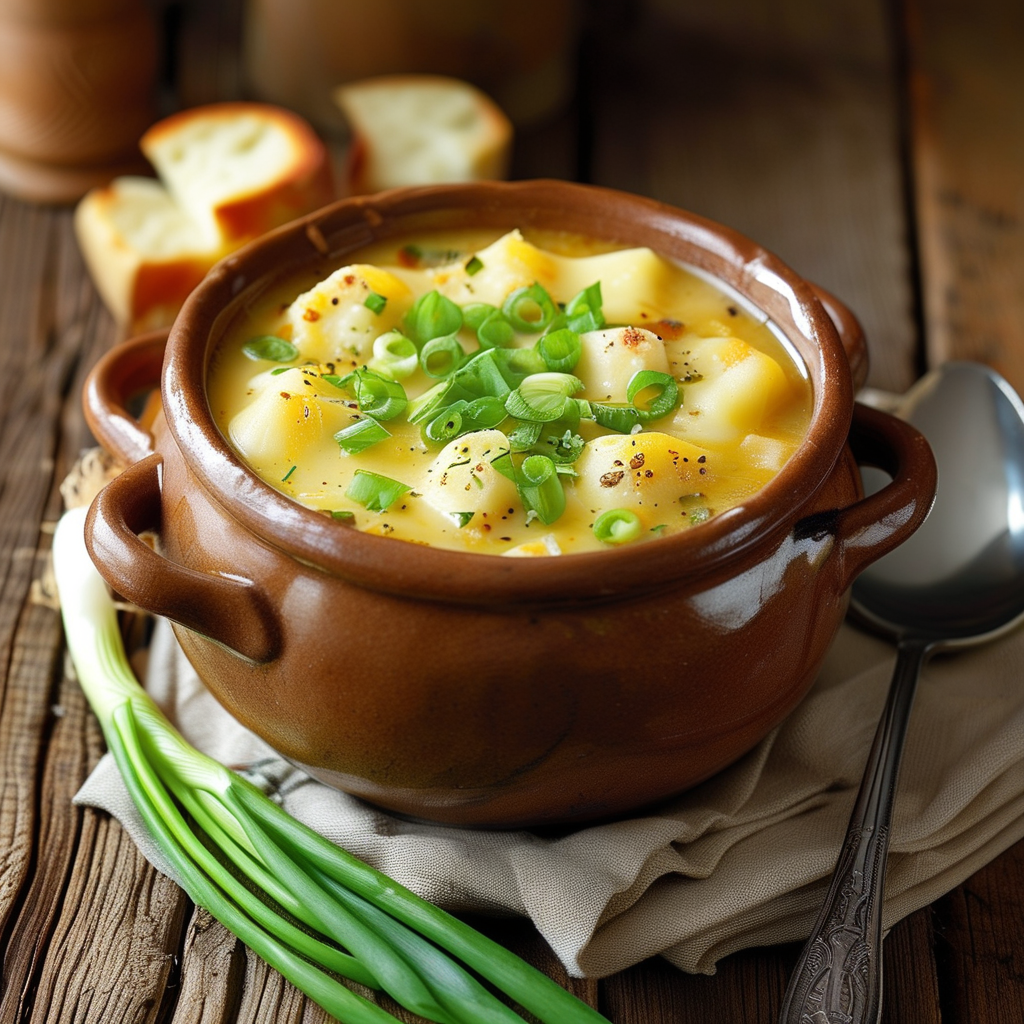 Crock Pot Potato Cheese Soup with Frozen Potatoes 1 Creamy Potato Cheese Soup