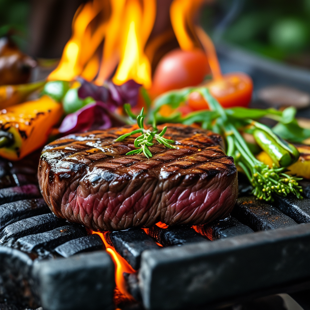 Easy Blackstone Recipes - Your Guide to Versatile Cooking 4 Steak and vegetables