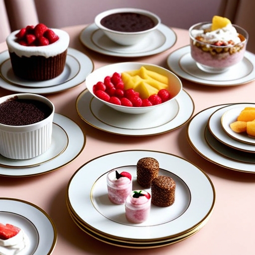Delicious and Simple Dessert Ideas: Quick and Healthy 1 A beautifully arranged dessert table featuring a selection of easy dessert recipes like Chocolate Mug Cakes, Fruit Parfaits, and Energy Bites.