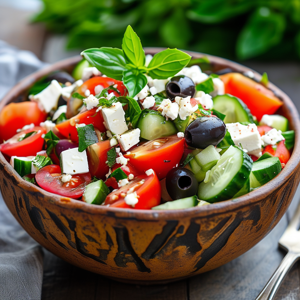 Easy Greek Recipes: Delicious Mediterranean Cooking 2 Classic Greek Salad