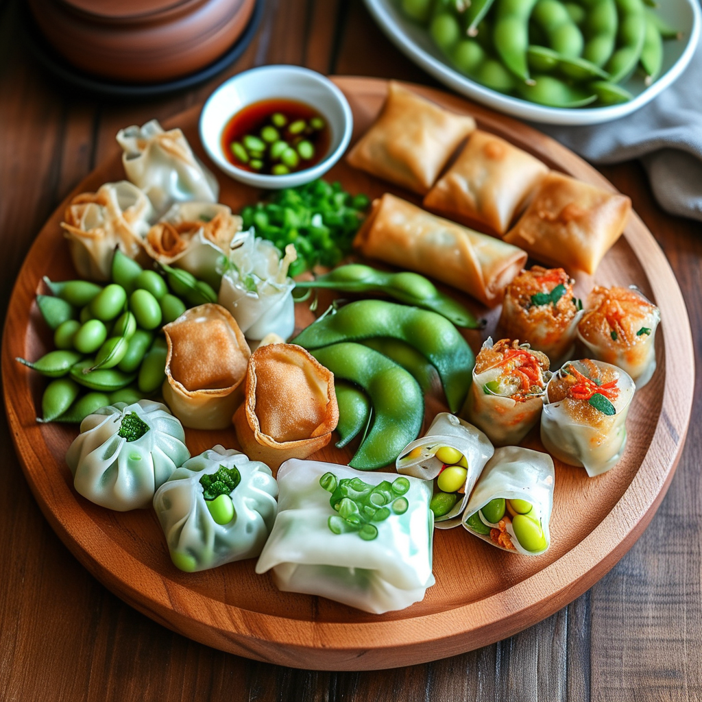Easy To Make Asian Food Recipes : Your Ultimate Guide 3 Assorted snacks platter