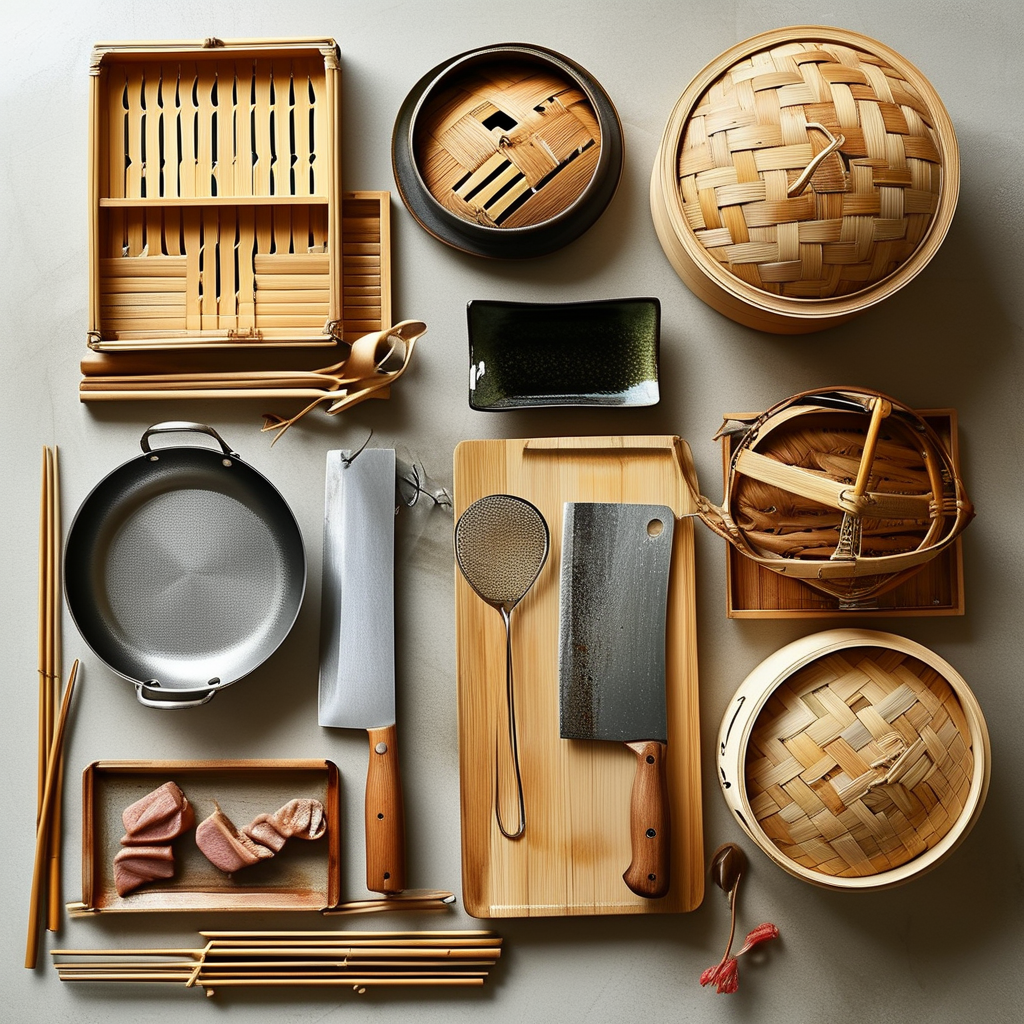 Easy To Make Asian Food Recipes : Your Ultimate Guide 5 Assortment of cooking tools used in Asian cuisine