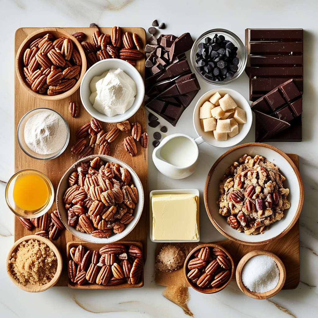 Pecan Pie Bark: A Delicious Sweet Treat 1 Ingredients Layout
