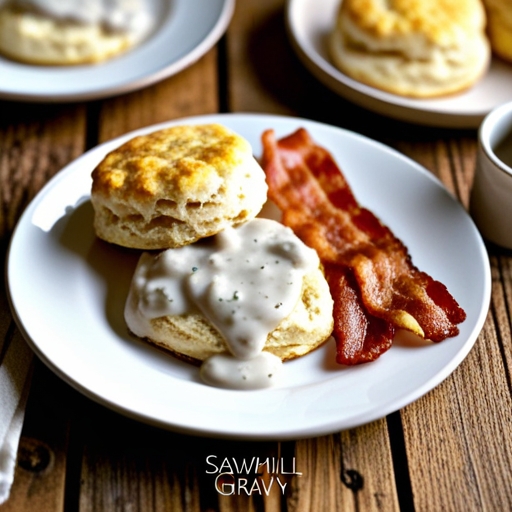 Sawmill Gravy: A Comprehensive Guide 4 Gravy served with biscuits