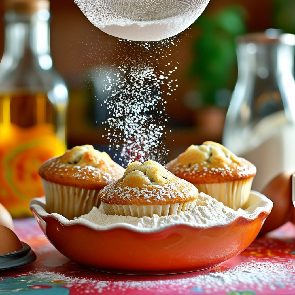 Sour Cream Muffins: A Deliciously Moist Recipe 2 Mixing dry ingredients