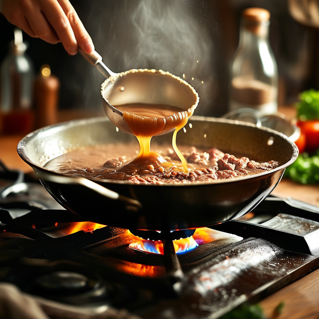 Brown Gravy and White Gravy 3 Making brown gravy