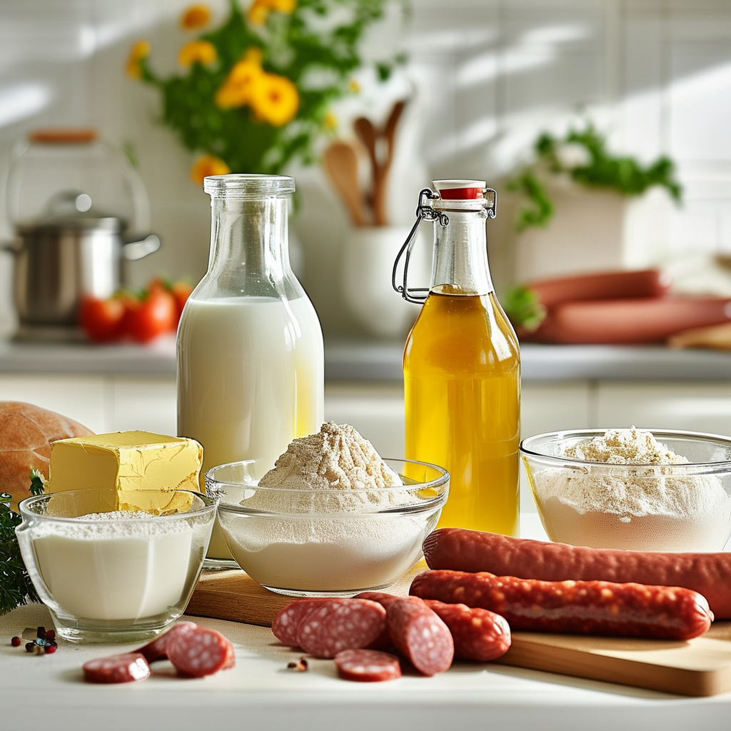Brown Gravy and White Gravy 4 White gravy ingredients