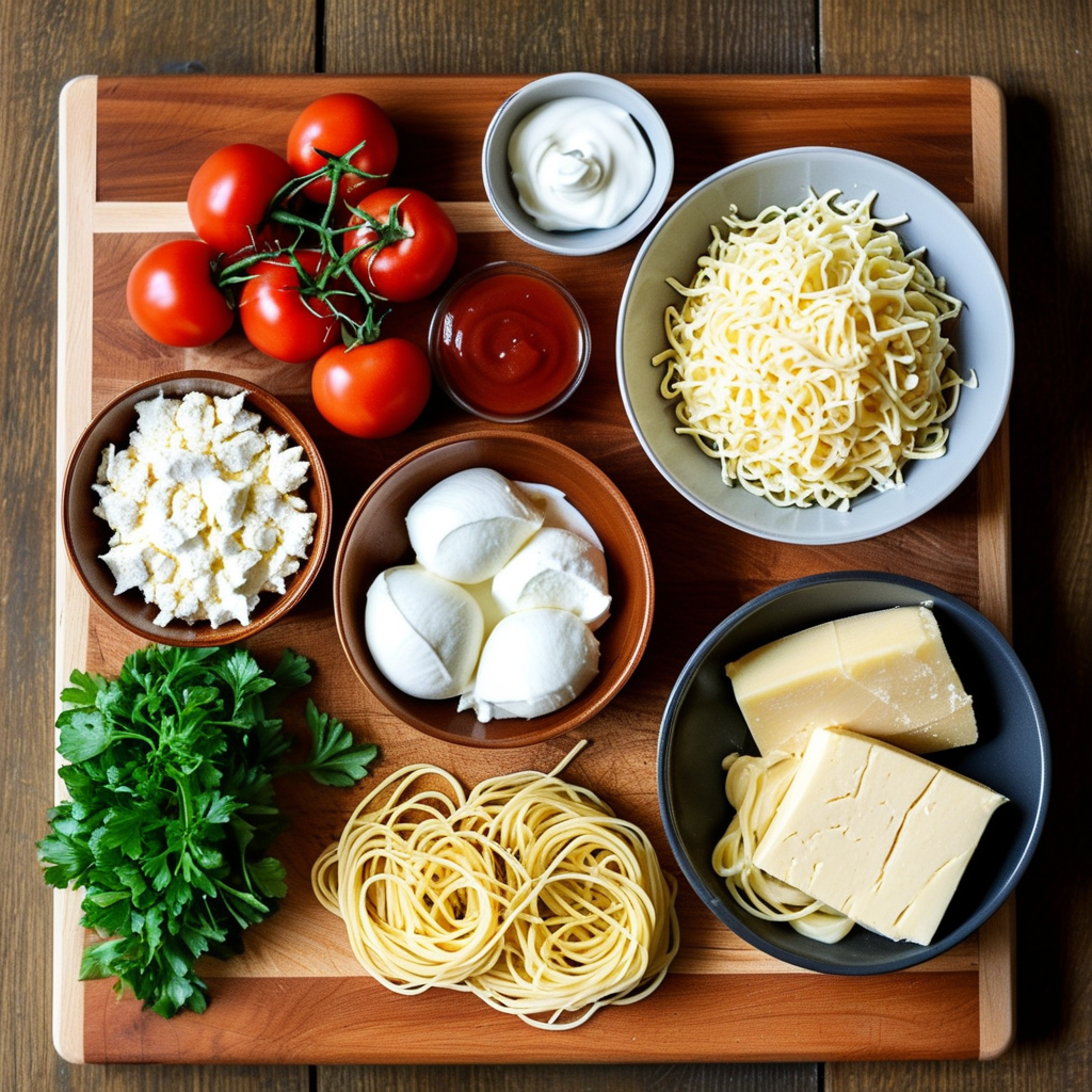 Baked Spaghetti with Cream Cheese 1 Ingredients Layout
