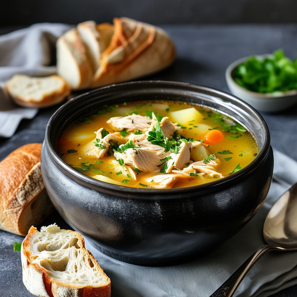 Chicken Potato Soup Crock Pot: A Hearty and Easy Recipe 3 Finished Chicken Potato Soup