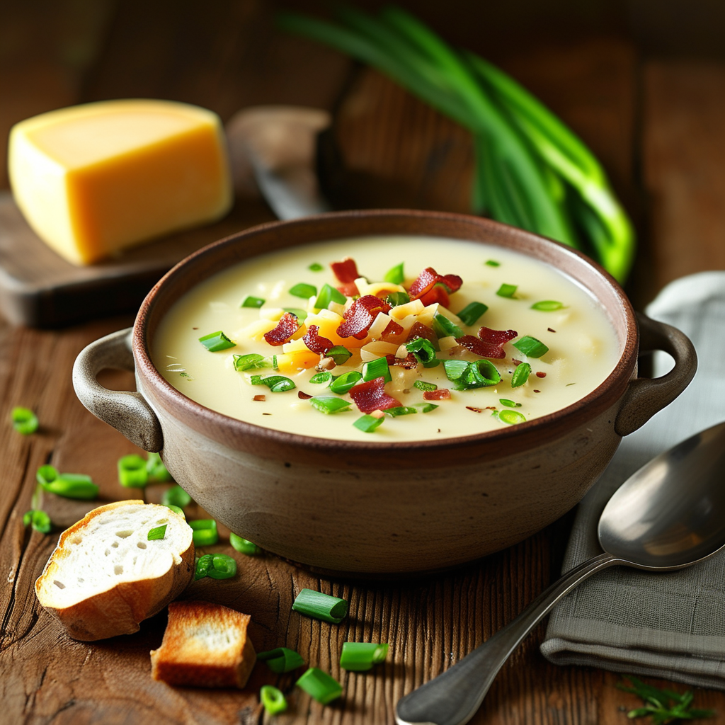 Crock-Pot Potato Soup 4 Final Serving