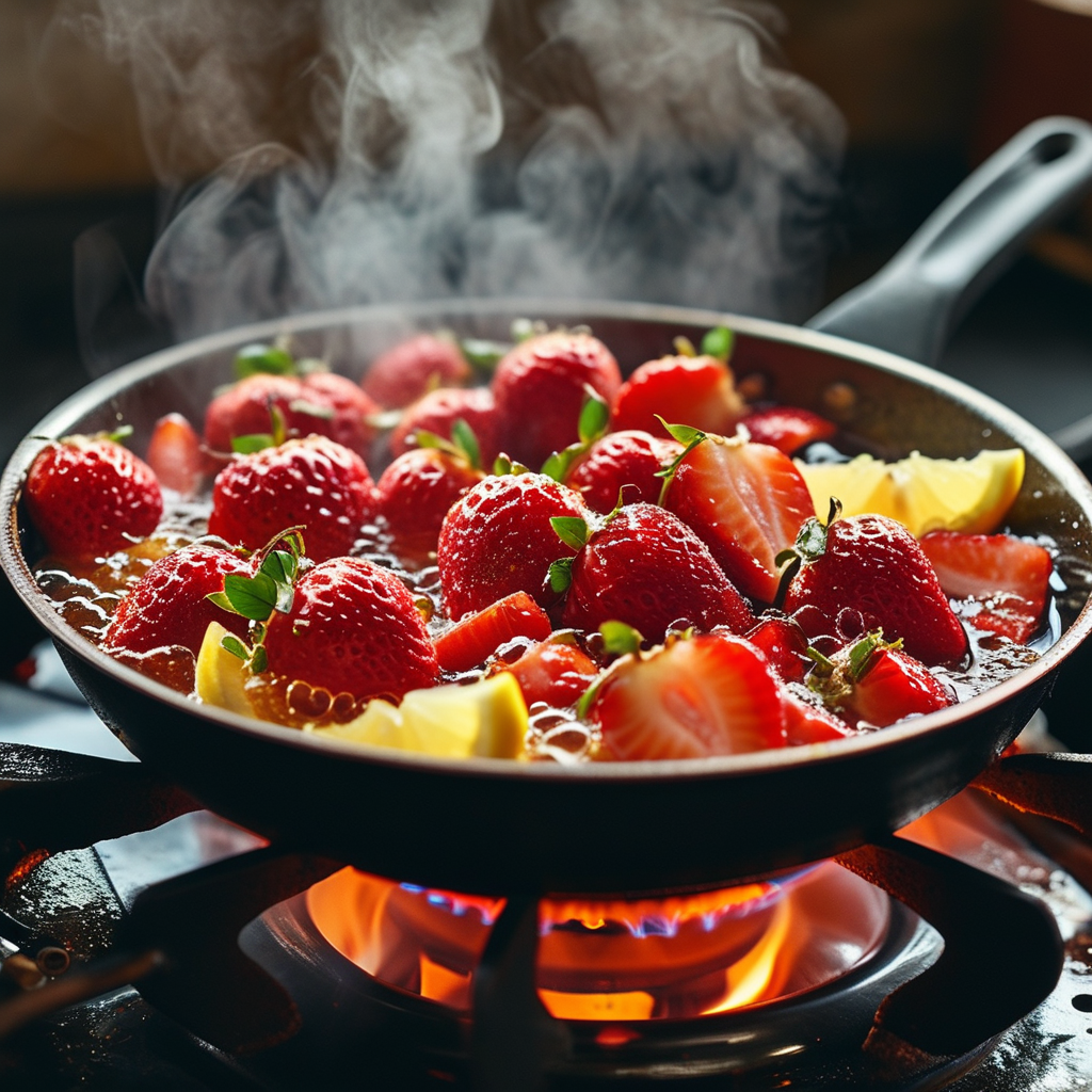 Filling Strawberry 3 Cooking Strawberry Filling