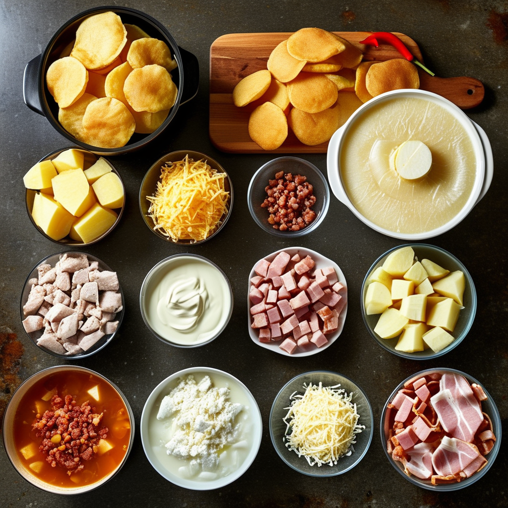 Hashbrown Crockpot Soup Recipe 1 Ingredients Layout