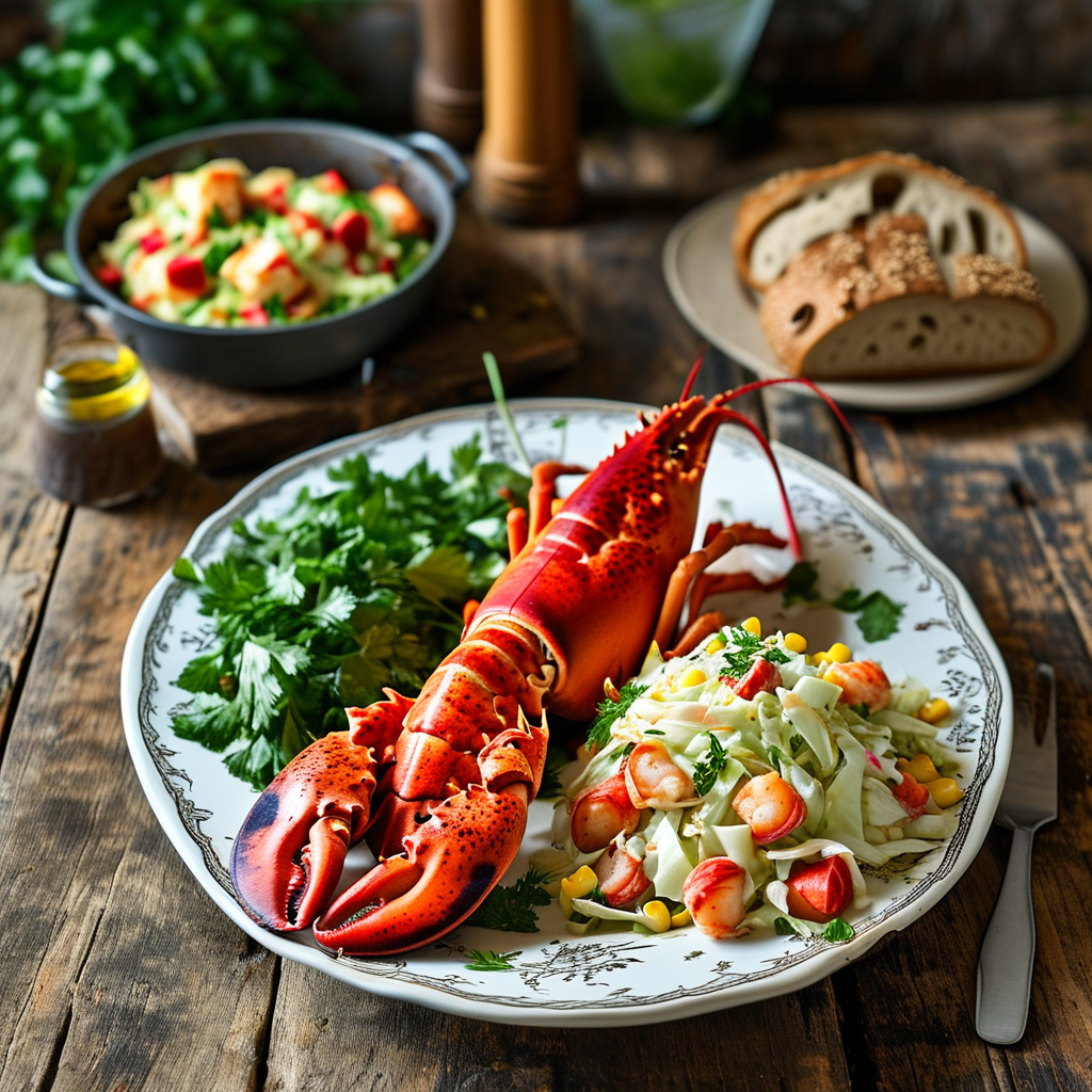 Poor Man’s Lobster 4 Plated Poor Man's Lobster