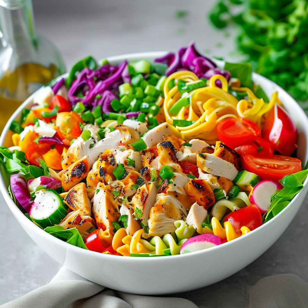 Rotisserie Chicken and Pasta Recipes 4 Colorful Chicken Club Pasta Salad