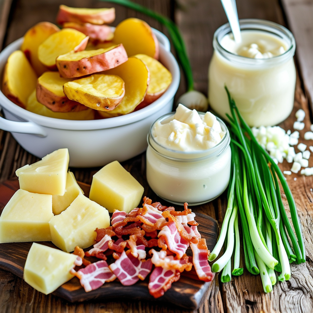 Slow Cooker Potato Soup with Hash Browns 1 Ingredients for Slow Cooker Potato Soup with Hash Browns