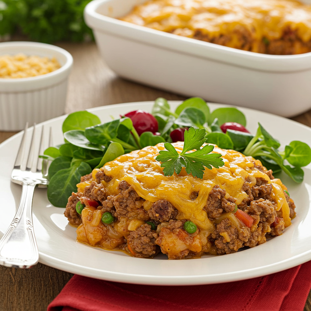 The Ultimate Hearty Cowboy Casserole (A Weeknight Favorite) 5 Final Dish Served